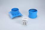 HS-SN12 mounting kit for main pipes DN/OD 200-2400, connection DN/OD 110, SDR 34, blue